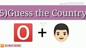 Emoji Word Game/Guess the Country by emoji // Guess the Emojis // emoji puzzles