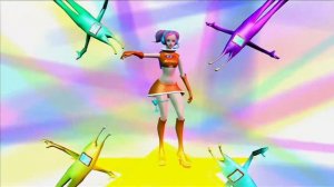 SEGA Superstars Tennis: Amy vs Ulala {Space Channel 5 Court} [1080 HD]