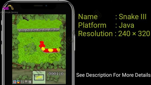 Snake III | Nokia Java game | Snake III 3D | Ultra Simple Gaming