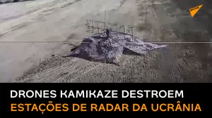 Drones kamikaze russos destroem várias estações de radar e veículos militares da Ucrânia