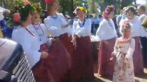 Подворье Нежинка, фольклерный ансамбль "Вольница" встречает Губернатора Оренбургской обл.Ю.А. Берга