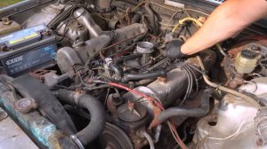 Запуск Mercedes-Benz w116 350SE (V8)  1979 года,  После 16-летнего простоя тест-драйва