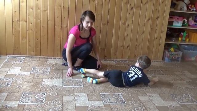 Нейрокоррекция. Ползание на животе.