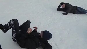 Сальто на ватрушке!))))