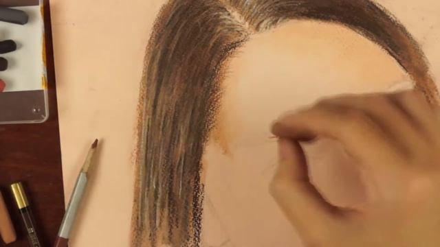 Уроки рисования. Павел Бондар. #6: Рисуем портрет с Кристиной. Сухая пастель смотреть онлайн