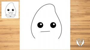 Как нарисовать манго шаг за шагом, Easy Draw | Скачать бесплатно раскраски