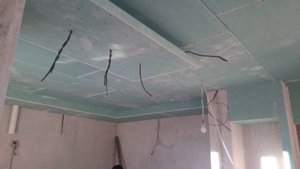 МОНТАЖ ДВУХУРОВНЕВОГО ПОТОЛКА ИЗ ГИПСОКАРТОНА. НИШИ ДЛЯ ДИОДНОЙ ЛЕНТЫ
