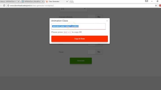 WordPress Animation Plugin - Editing Our Menu смотреть онлайн