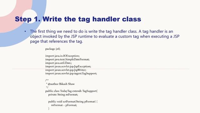 Custom Tag Library | Web Component Development II | JAVA INSTITUTE FOR ADVANCED TECHNOLOGY смотреть онлайн