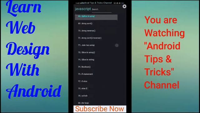 Learn web design full free with Android( html/css/JsvaScript)- HTML code play