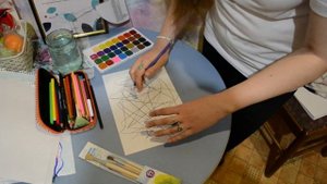 Мастер-класс для детей "Фрактальное рисование"