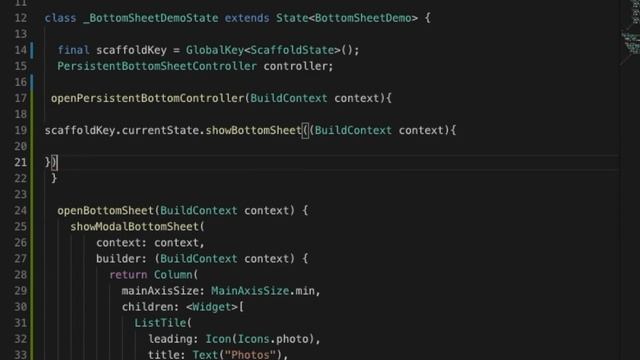 #Flutter Tutorials - BottomSheets - Android and iOS