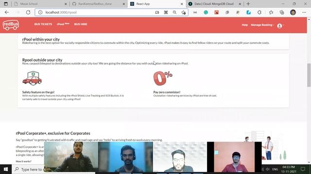 red bus.com cloned Using React Js || Express Js ||Node Js || Mongo DB || Bootstrap || CSS || HTML смотреть онлайн