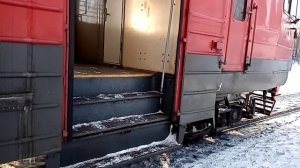 Электричка эд2т 0021 сообщением пермь-2 Оверята на о.п промучасток