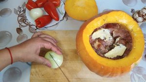 ВСЕ БУДУТ В ВОСТОРГЕ ОТ ЭТОГО БЛЮДА Тыква в духовке!!!фаршированная тыква в духовке!!!!