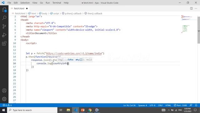 Fetch api in JavaScript | Fetch api | JavaScript  for beginners |JavaScript Fetch api