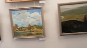 Побывал на выставке художников, этюды, пленэр