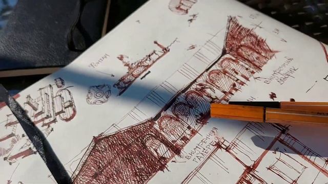 Рисование на улице. Как рисовать где угодно, и что у меня -показываю и рассказываю. Эдуард Кичигин смотреть онлайн