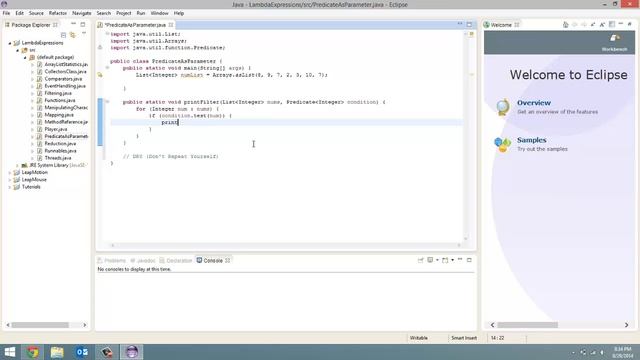 Predicate as Parameter - Lambda Expressions in Java 8 - Tutorial 15 смотреть онлайн