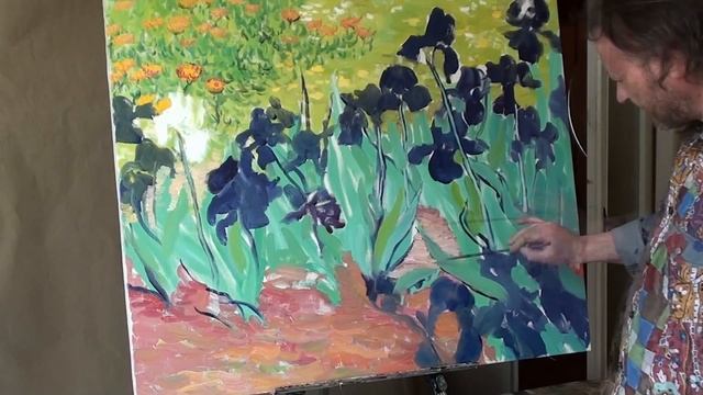 Как это делал Ван Гог. И. Сахаров, урок живописи.Full video tutorial How Van Gogh did it/Sakharov. смотреть онлайн