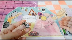 ОГРОМНЫЙ ДОМ для кукол из БУМАГИ ??? Paper dolhouse 12 +