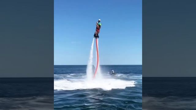 Полёт над водой Судак, Флайборд с ребёнком