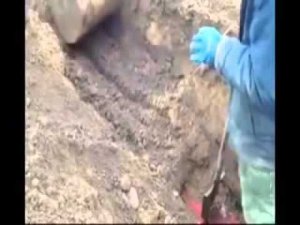 Шурфовка подземной кабельной линии защищенной ЛЗС