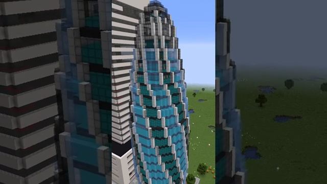 Minecraft Big Build shorts | 30 St Mary Axe (The Gherkin)