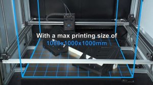 🚗 Print a Large Size Car Bumper in One Go with the MD-1000D 3D Printer 100010001000mm🚗