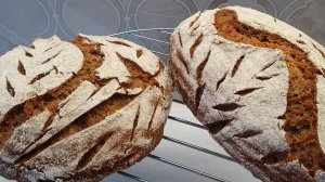 🍞Хлеб из зеленой гречки, мука ржаная, мука цельнозерновая хлебопекарная обойная.🍔🥖