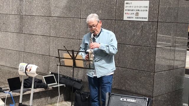 人生初路上ライブやってみた/相模大野駅付近/My first busking in my life