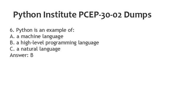 Python PCEP 30-02 Exam Dumps 2023 -  Free PCEP 30-02 Practice Tests