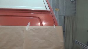 переход на акриловой краске с применением лака