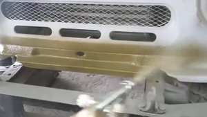 Окраска кузова автомобиля УАЗ 469 Раптором в цвет Хаки