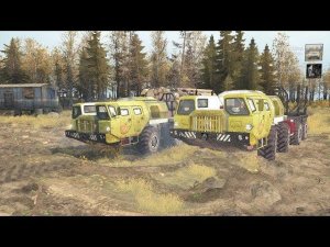 Spintires: MudRunner Прохождение Сетевая игра Карта Потоп