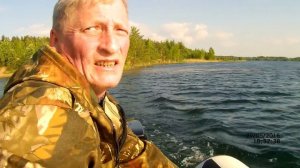 Озеро Малукса. 2ой выход на моторе Зонгшен 9.9, 4 человека.