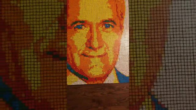 Alex Trebek - Rubik’s Cube Portrait