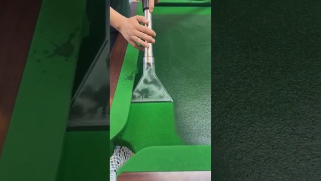 Cleaning a pool table