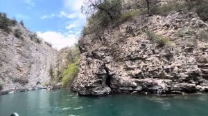 Катание на катерах по Чиркейскому водохранилищу.Сулакский каньон.