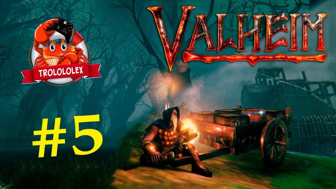 Valheim Прохождение 5 Кулинария Телега Подготовка к великому плаванью