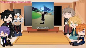 Gacha • Obey me react to M!Mc as Lyney • Genshin Impact