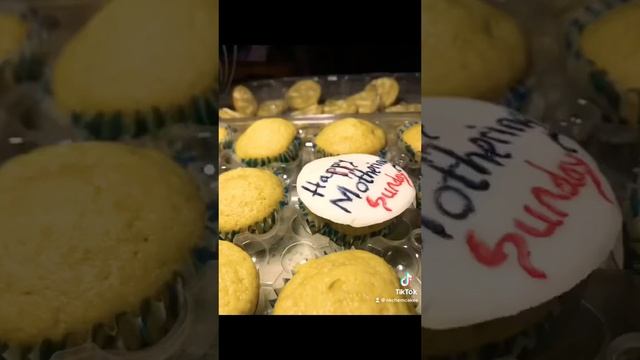 The kids made pastries for their grandma on Mother’s Day