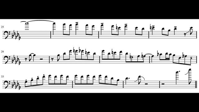 Stompin' the Blues - John Allred Trombone Solo Transcription смотреть онлайн