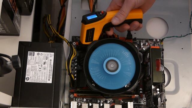 Тест четырех горизонтальных кулеров. С замерами температур зоны VRM. смотреть онлайн