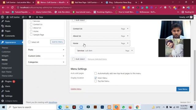 Creating Pages, Posts and Menus in WordPress | WordPress Course - Lecture 3