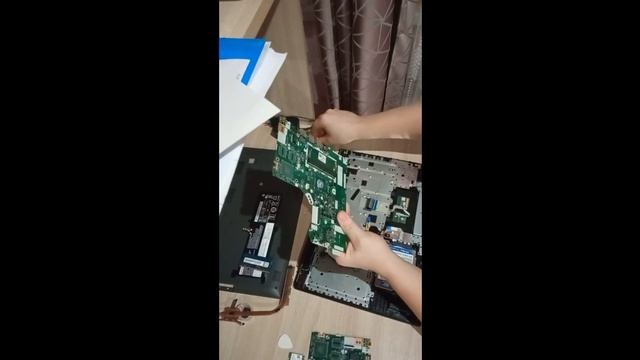 Замена материнской платы ноутбук LENOVO IDEAPAD 330 15 AST 14 AST. Ремонт. Разборка. Сборка.Леново