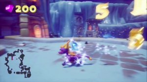 Spyro The Dragon ЛЕДЯНАЯ ПЕЩЕРА все кристаллы драконы и яйца 100%