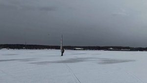 Зимний виндсерфинг.     www.atlas-yacht.ru