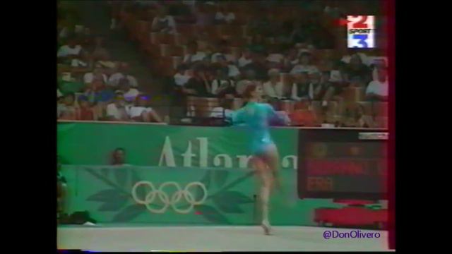 Eva SERRANO (FRA) ball - 1996 Atlanta Olympics Qualifs смотреть онлайн