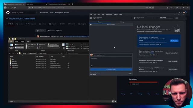 Web Dev Basics: How to upload files to a GitHub pages website смотреть онлайн